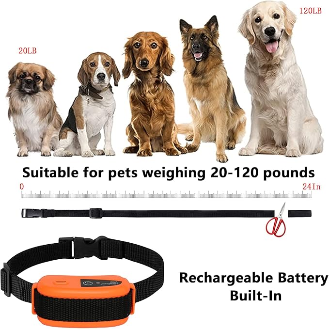 Indoor Pet Barrier for Dogs, Wireless Indoor Electric Fence, Pet Gate, Keeps Areas Off Limits, Dog Fence Waterproof/Rechargeable Training Collar (1 Dog Wireless System)