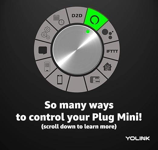 Smart Plugs, YoLink 1/4 Mile World's Longest Range Smart Plug Compatible with Alexa, IFTTT 10A Smart Home Plug Mini Outlet, Remote Control Home Appliances from Anywhere, 4 Packs, YoLink Hub Included