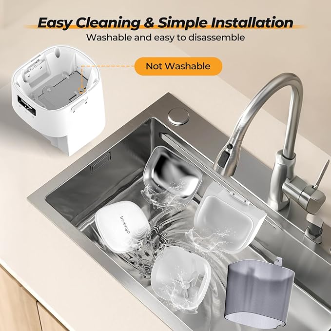 Cat Feeder Automatic - Cat Food Dispenser MeowServe S20, Auto Dog Feeder with Stainless Steel Bowl, 5L Pet Feeder with Patented Anti-Jam Port, App, Dual Lock Lid, Dual-Band WiFi & Power, White