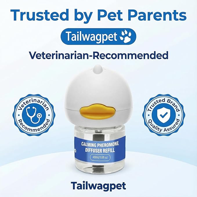 Dog Calming Pheromones Diffuser Kit - 180 Day Supply (9 Pack: 3 Plug-ins + 6×48mL Refills) - Anxiety, Barking, Aggression & Stress Relief for Dogs