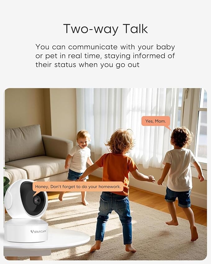 VSTARCAM 5G Security Camera Indoor, 4MP 2.5K Pet Camera with Speaker for Dog/Cat, Baby Monitor with Phone App, Dual-Band WiFi, Auto Tracking, IR Night Vision, 2-Way Talk, Cloud & SD Card Storage