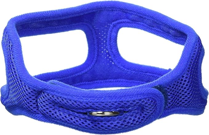 Velpro Mesh Pet Shoulder Harness Collar, 13"-14", Blue