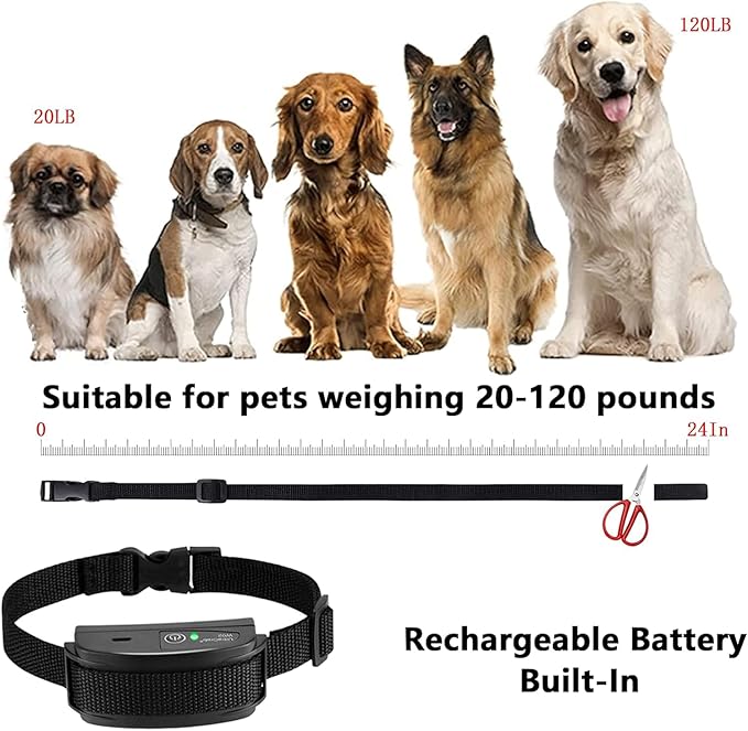 Indoor Pet Barrier for Dogs, Wireless Indoor Electric Fence, Pet Gate, Keeps Areas Off Limits, Dog Fence Waterproof/Rechargeable Training Collar (1 Dogs System)