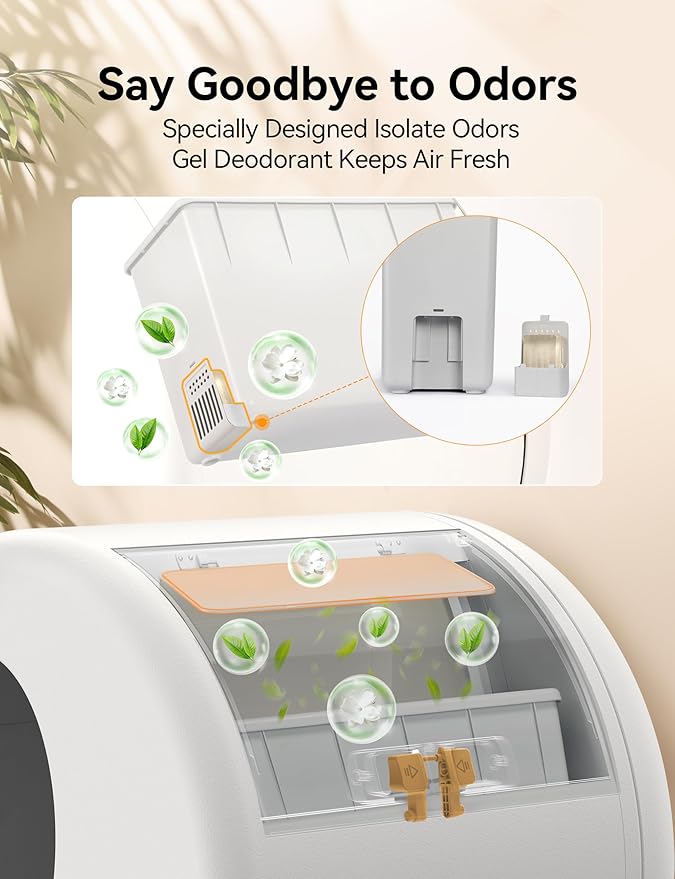 MeoWant 3PCS Pet Odor Eliminator Suitable for Cat Litter Box MW-SC02