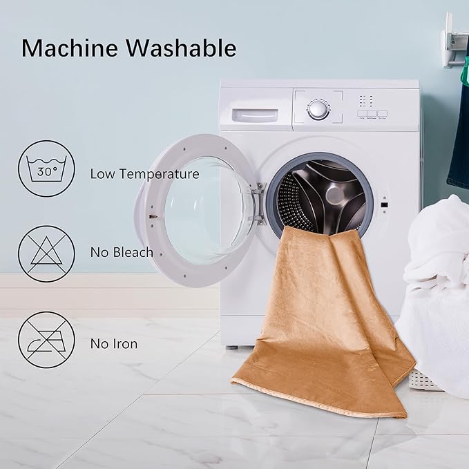 Waterproof Blanket for Bed, Leak Proof Dog Blankets for Couch Sofa Protection, Reversible Pet Sherpa Throw Furniture Protector Machine Washable(86"x90",Orange)