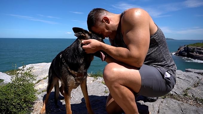 Puppytie Dog Harness & Multi-Function Leash Set - No Pull Function, Easy Walk Design - Camouflage Brown, Size M