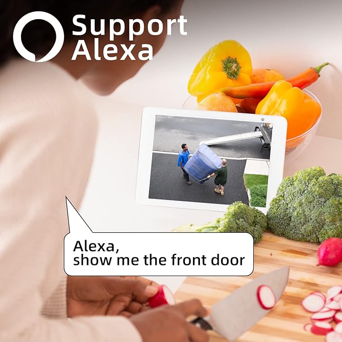 Rraycom 4 Pack Security Cameras Wireless Outdoor Solar Powered with AI Detection, 2K Color Night Vision Security Camera with 2 Way Audio, Alexa, No Monthly Fee, Spotlight & Siren, IP65 Waterproof