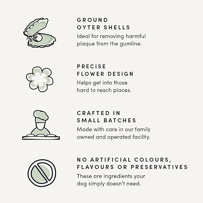 Crumps' Naturals Pbb- Bacon Dental Dog Treats (18 Pack), 4.5"