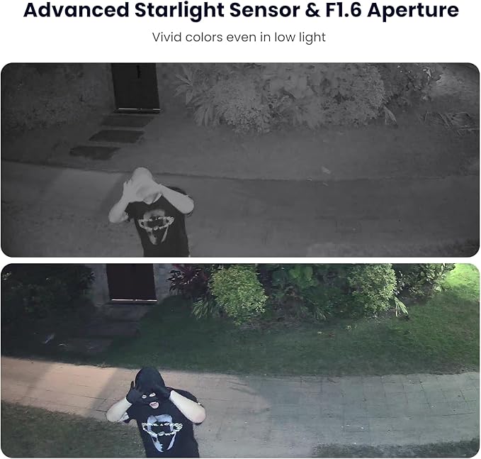 TREATLIFE 5MP Ultra HD 2.4G/5G WiFi Security Camera Outdoor Wired, Cameras for Home Security, Spotlight/Siren, AI Motion Detection, Color Night Vision, 2-Way Audio, Works with Alexa, Google Home, App