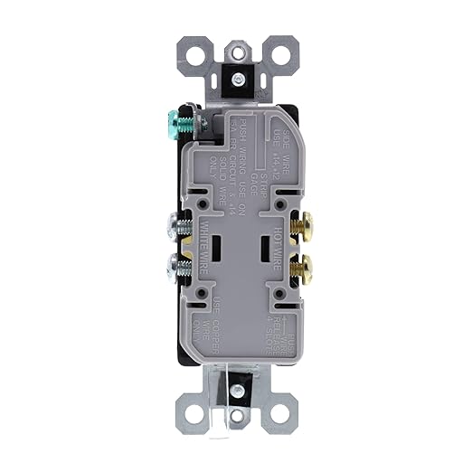 Legrand - Pass & Seymour Power Outlet, 15 Amp Tamper Resistant Outlet to Use as Wall Outlet and Duplex Decorator Outlet, White Electrical Outlet, 885WCC21, 1 Count (Pack of 2)