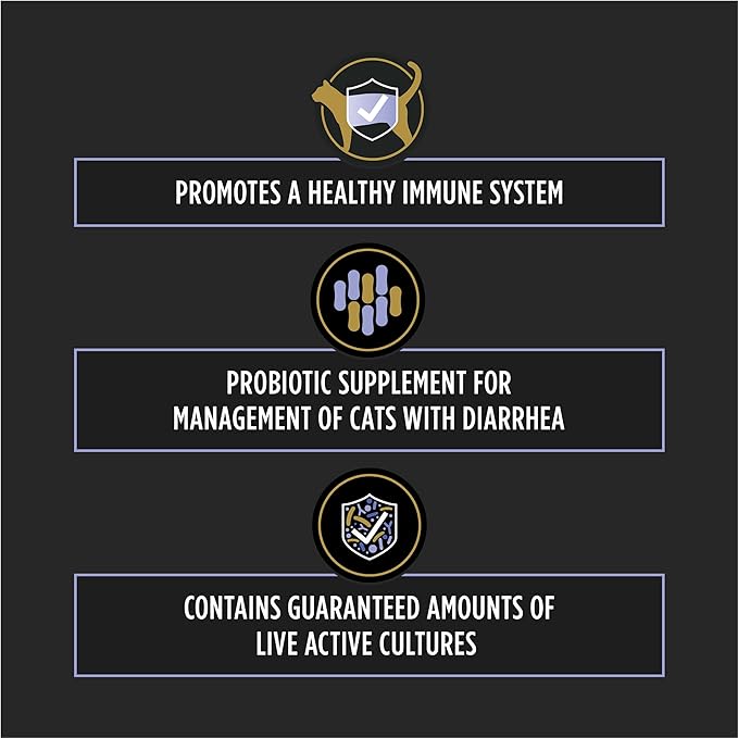 Purina Pro Plan Veterinary Supplements FortiFlora Cat Probiotic Supplement for Cats with Diarrhea - 30 ct. Box