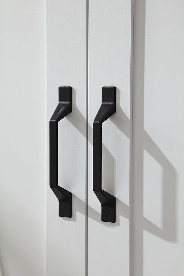 Large Cat Litter Enclosure with Litter Collector, Enclosure for self-Cleaning Litter Boxes,Adjustable Shelf for Dog Proof,Charging Station,Locks Added for cat,Cat House,Cloud White