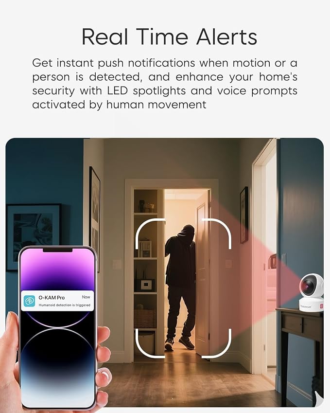 VSTARCAM 5G Security Camera Indoor, 4MP 2.5K Pet Camera with Speaker for Dog/Cat, Baby Monitor with Phone App, Dual-Band WiFi, Auto Tracking, IR Night Vision, 2-Way Talk, Cloud & SD Card Storage