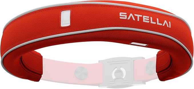 SATELLAI GPS Dog Collar Cover — GPS Wireless Dog Fence Collar with AI Analysis, Precise Positioning, 5-Day Battery, and IP68 Waterproof, Cover