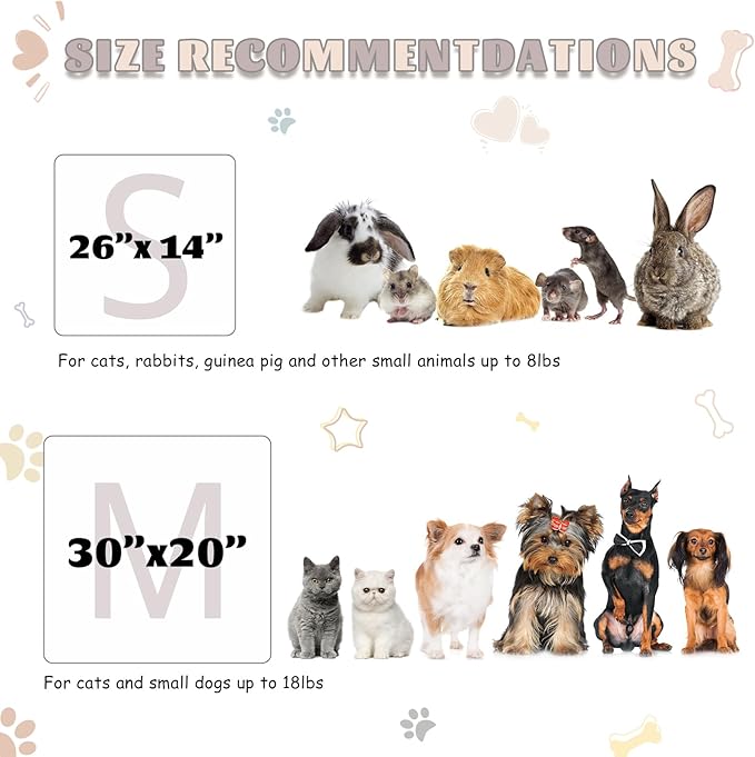 6 Pack Guinea Pig Cage Liner, Washable Guinea Pig Fleece Blankets Beding Accessories, Flannel Throw Warm Sleep Mat, Pet Pee Pads for Small Animal Hamster Rabbit Puppy Cat (24x16 Inch)