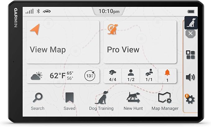 Garmin Alpha® XL, in-Vehicle Dog Tracking GPS Navigator, Track and Train Up to 20 Dogs, Pairs Directly to Your Compatible Dog Collars and Handhelds
