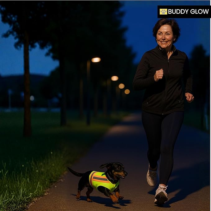 Reflective Dog Vest. High Visibility Yellow Safety Vest for Outdoors. Safeguard Your Dog with Easy to wear Adjustable and Breathable Reflective Gear for Toy or Tiny Breeds (X-Small)