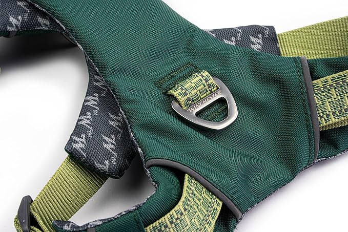 Winchester Pet No-Pull Adjustable Soft Padded Dog Vest Harness with Reflective Stitching, Smoke Pine, Extra Large