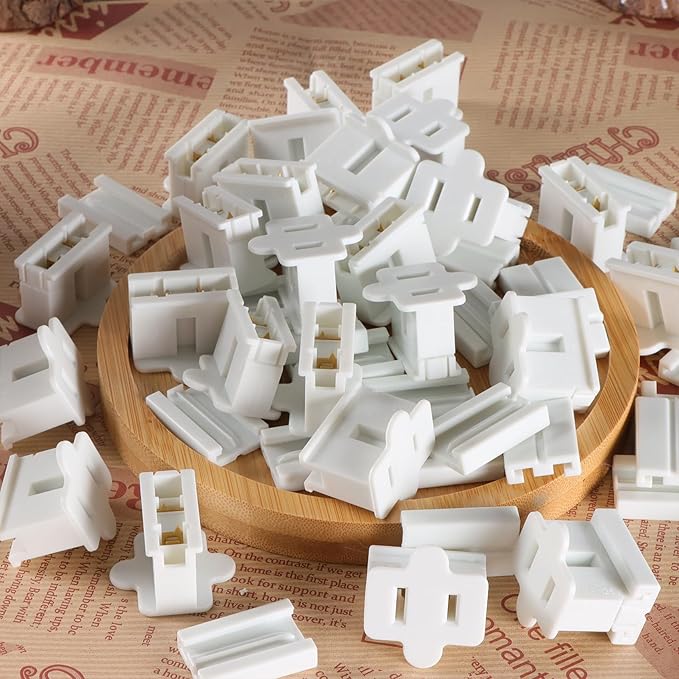 Electric Plugs - 26PCS Male and Female Vampire Plug - SPT-2 White for Christmas Light Strings & Lamps and DIY Projects