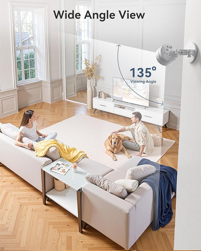 FOSCAM 3K 5MP Security Camera Indoor, 2.4g & 5g WiFi Magnetic Mini Dog/Cat/Pet/Baby Camera, Smart Motion Detection, 20X Zoom, 2-Way Audio, Night Vision, Home Monitor Compatible with Alexa & Google