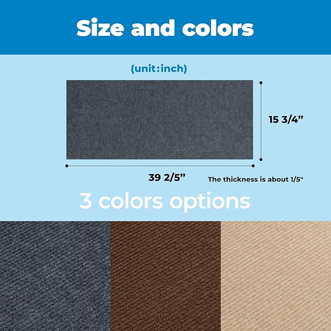 Best Pet Supplies Catify Cat Scratcher, Fun Interactive Scratchers, Posts, Poles, Claw Safe, Furniture Saver Indoor Play Support Natural Cat Behaviors Heavy Duty - Gray (39.4 x 15.8)