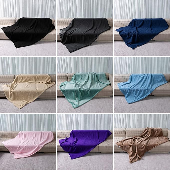 Dark Blanket for Dogs on Couch Blue Pets Blankets Reversible Fluffy Pet Bed Cover Puppy Blankets Mats Leakproof Sofa Couch Washable Cover Cat Doggie Blanket for Warm-Navy Blue,XL