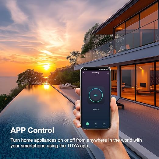 Smart Plug, WiFi Plugs Work with Alexa & Google Assistant, Smart Outlet with Timer & Group Controller, WiFi Outlet for Home, No Hub Required, ETL & FCC Certified, 2.4GHz WiFi, 16A, 2 Pack