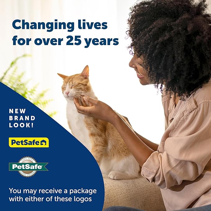 PetSafe Electronic Pet Door - Rust-Proof Programmable Smart Collar-Activated Dog or Cat Entry - Easy Installation & Space-Saving Design - Large - Fits Pets Up to 100 lb