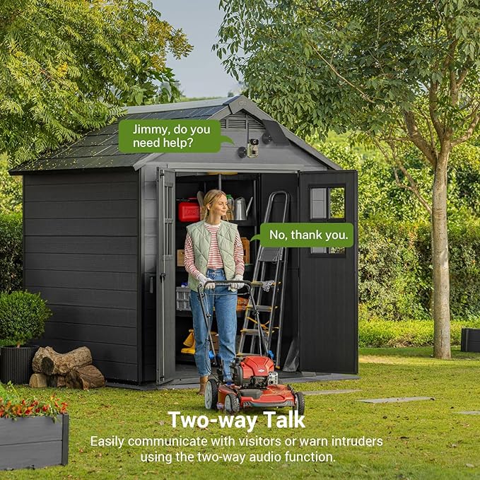 1080p 4G LTE Cellular Camera with Solar Panel, Smart AI Motion Detection, 2-Way Audio, Crisp Night Vision, Cloud Storage, Outdoor Surveillance Security Cam