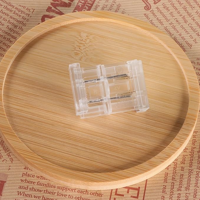 25PCS Electrical Plugs SPT-1 Female Vampire Plugs - Electrical Plug Replacement - Transparency for Christmas Lighting Decoration