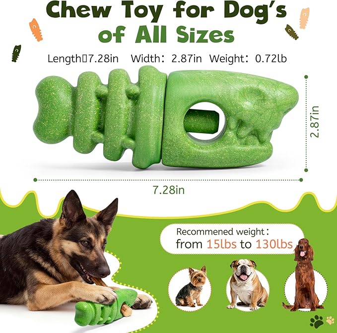 Bully Stick Holder for Dogs,Interactive Dog Toy to Keep Them Busy,Indestructible Dog Chew Toys,Dog Toys for Teeth Cleaning,Interactive Toys Puzzle for Indoor Outdoor Play