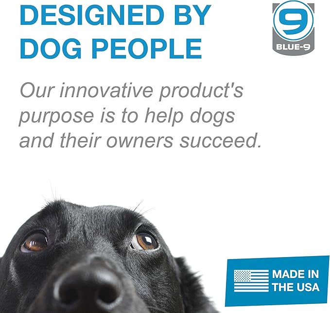 Blue-9 Buckle-Neck Balance Harness, Fully Customizable Fit No-Pull Harness, Ideal for Dog Training and Obedience, Made in The USA, Orange, Medium/Large