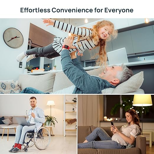 Linkind Matter Smart Plug with Remote, Work with Apple Home, Siri, Alexa, Google Home, SmartThings, Smart Outlet 15A/1800W Max, Smart Automation, Remote Control,Timer&Schedule, 2.4G Wi-Fi, 4 Pack