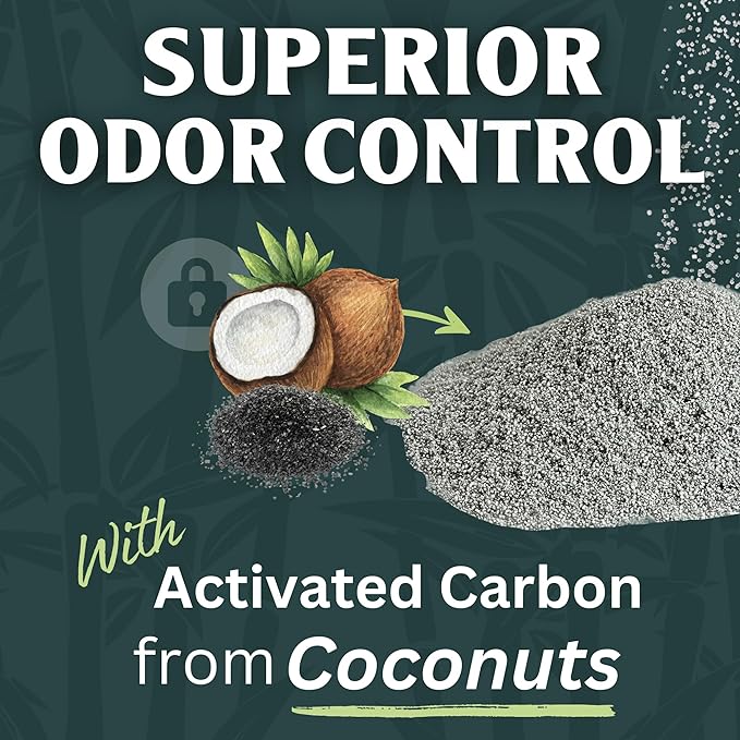 Sprinkle & Sweep Litter Box Deodorizer - Cat Litter Deodorizer Non Toxic and Safe for Kittens - Instantly Eliminates Foul Smells and Urine Odors (Bag, Sifter & Spray)