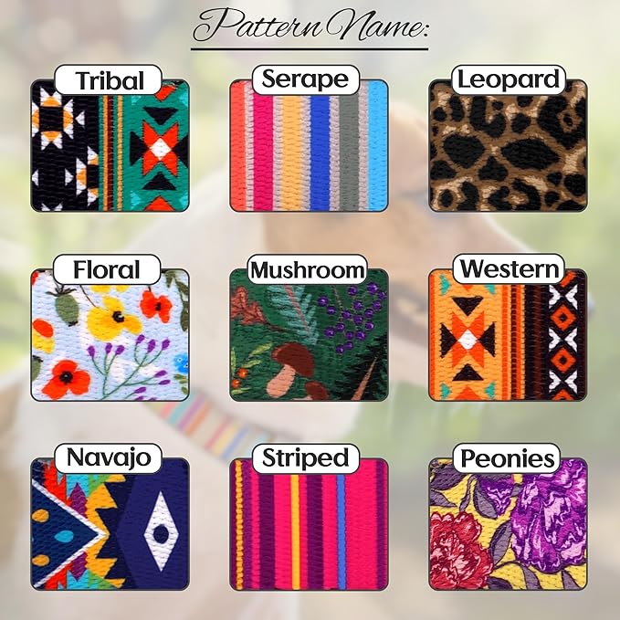 AirTag Dog Collar for Small Medium Large Breed - Adjustable Cute Pattern Dog Collar with Airtag Holder - Soft Leather Tracker GPS Apple Air Tag Pet Collars (Large, 17"-21" Neck Fit, Western)