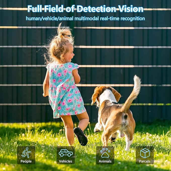 Security Camera Outdoor Wired,5GHz WiFi Camera for Home Security,360°View Two-Way Audio,AI Detection,2K Color Night Vision,Cloud & SD Card,24/7 Continuous Recording,Integrated AI 911 Emergency Alarm