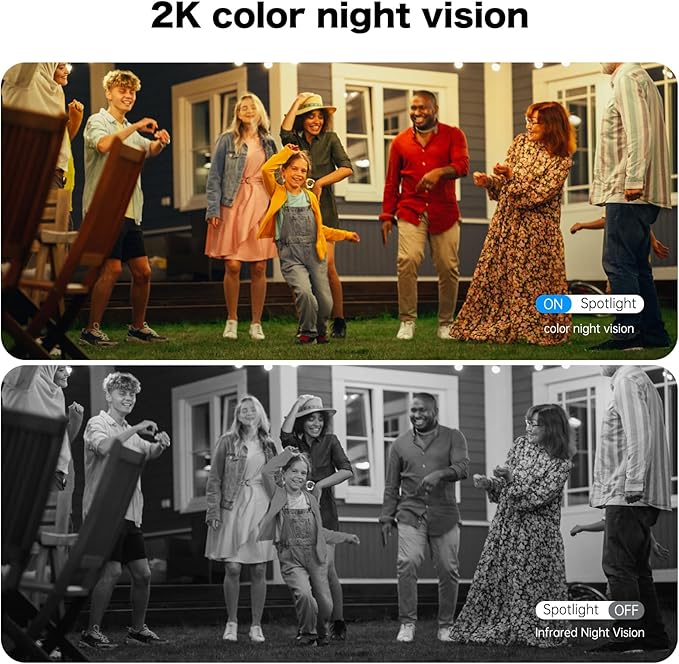 Solar Security Cameras Wireless Outdoor, 5G/2.4G Solar WIFI Cameras for Home Security,Battery Powered Outside Camera,Human Detection, Color Night Vision, 2-Way Talk for home Porch/Garage/Yard