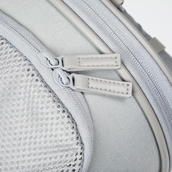 Soft-Sided Pet Carrier for Cats and Small Dogs – Stylish, Airline-Approved Travel Bag with Mesh Ventilation, Collapsible, Removable Pad and Safety Leash, Fits up to 16 lb