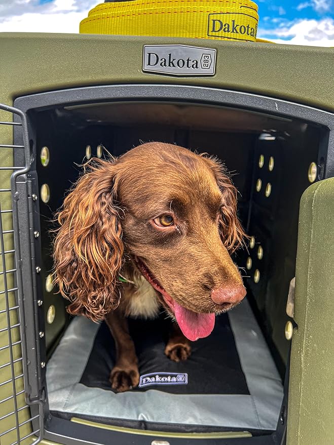 dakota283 Dakota 283 Medium Kennel -Frame Door- Olive