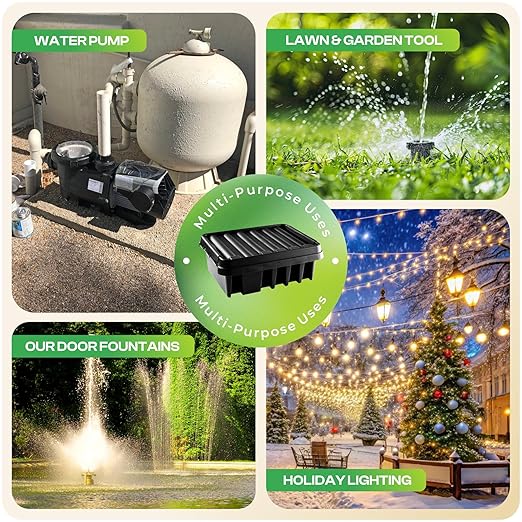 SockitBox – The Original Weatherproof Connection Box – Indoor & Outdoor Electrical Power Cord Enclosure for Timers, Extension Cables, Reels, Transformers, Power Strips, Lights & Tools – Large – Black