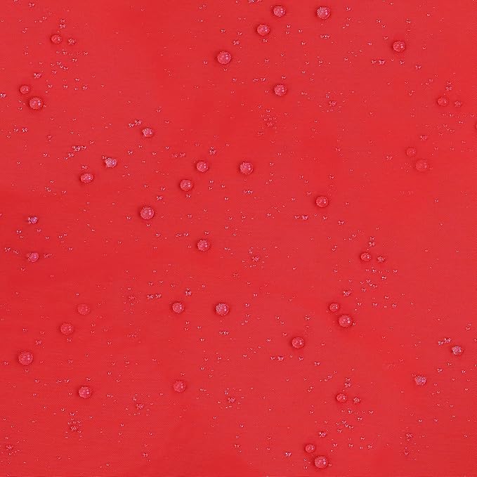 Dog Raincoats for Large Dogs Waterproof Hooded Rain Jacket with Reflective Strips Leash Hole & Poncho Adjustable Fit (Red,L)