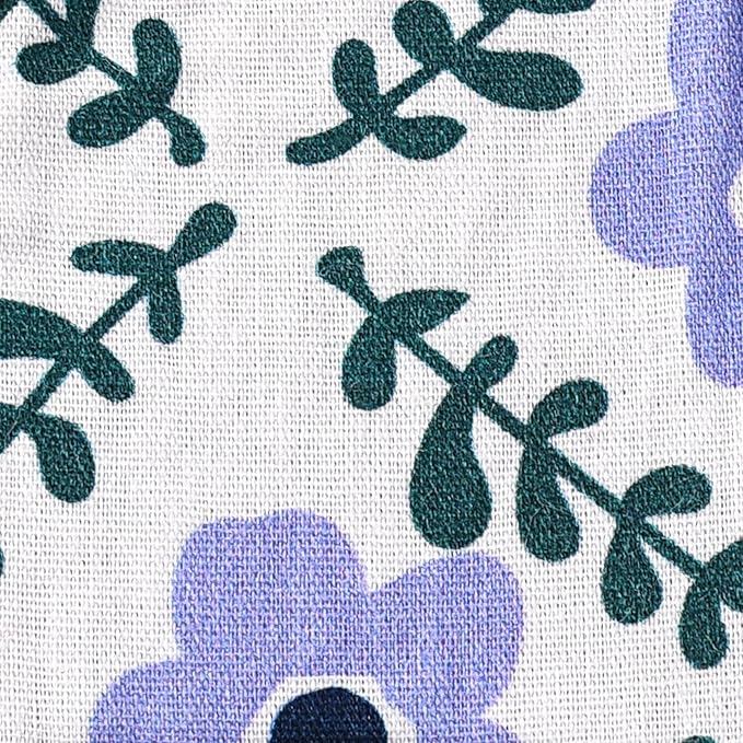 GAMUDA Small Dog Harness Collar and Leash Set, Step in No Chock No Pull Soft Mesh Adjustable Dog Vest Harnesses Plaid Reflective for Dogs Puppy Cats Kitten Rabbit (Purple Flower, XXS)