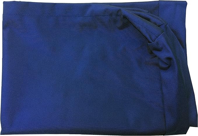 Dogbed4less Orthopedic Waterproof Heavy Duty Gel Memory Foam Dog Bed for Large Dogs, Nylon Cover in Blue, Jumbo 55X47X4 Inches