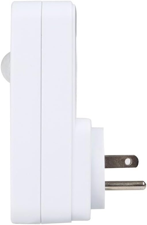 Motion Sensor Outlet, PIR Motion Sensor Power Socket Switch, 110V 1800W, Auto On/Off With 5-Minute Delay, 8-Meter Detection For Home Security In Garage And Hallway, White