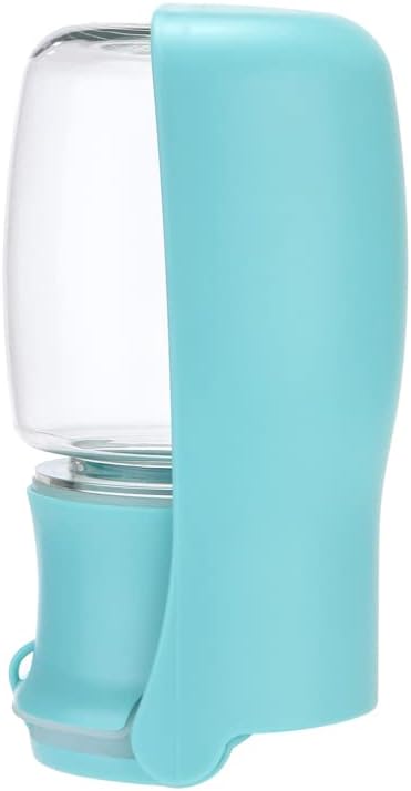 Foldable Portable Dog Water Bottle - Pet Water Dispenser for Outdoor Walking, Hiking, and Travel - 12 OZ Capacity