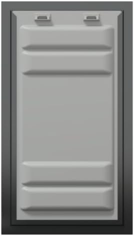 Endura Flap Double Flap Pet Door for Thick Walls | Deep Wall Design up to 13" Thick | Insulating Dual-Layer Flap & Durable Aluminum Frame | Includes Locking Cover | Black, XL, Double Flap