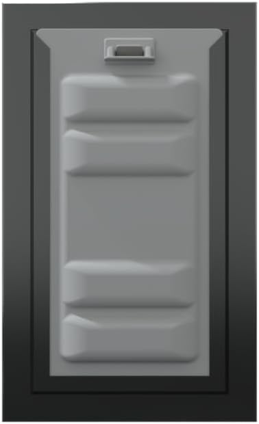 Endura Flap Double Flap Pet Door for Thick Walls | Deep Wall Design up to 13" Thick | Insulating Dual-Layer Flap & Durable Aluminum Frame | Includes Locking Cover | Black, Small, Double Flap