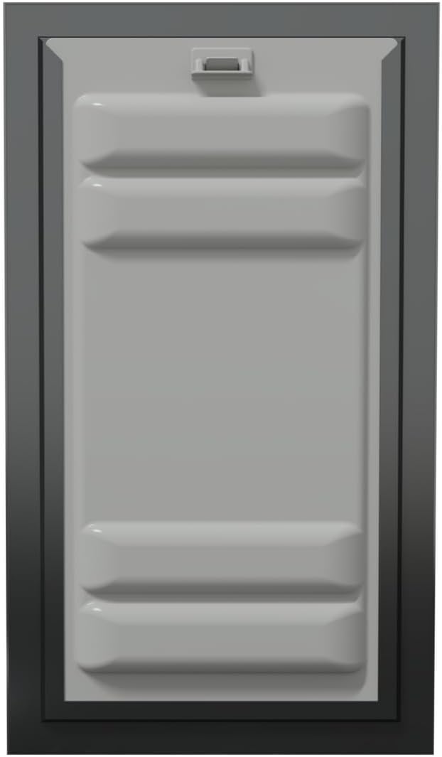 Endura Flap Giant Dog Door for Walls | Designed for Extra-Large & Tall Dogs | Energy Efficient Wall Mount Pet Door | Durable & Pet Safe | Black, Single Flap Wall Mount