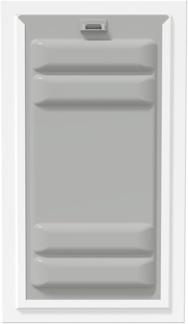 Endura Flap Giant Dog Door for Walls | Designed for Extra-Large & Tall Dogs | Energy Efficient Wall Mount Pet Door | Durable & Pet Safe | White, Single Flap Wall Mount