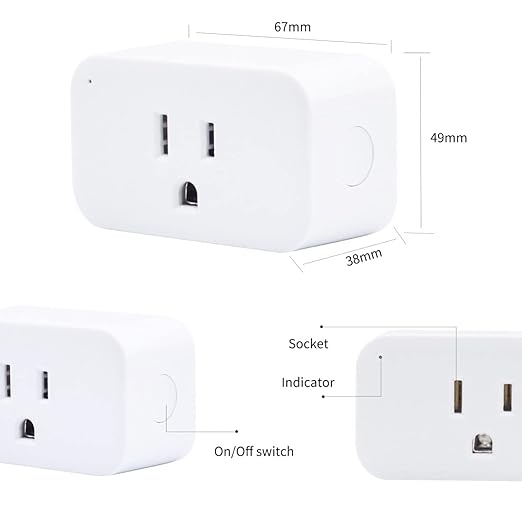 THIRDREALITY Smart Plug 4 Pack, 15A Smart Outlet with Timer Function, Zigbee Repeater, ETL Certified, Requires ZigBee Hub, No Power Meter